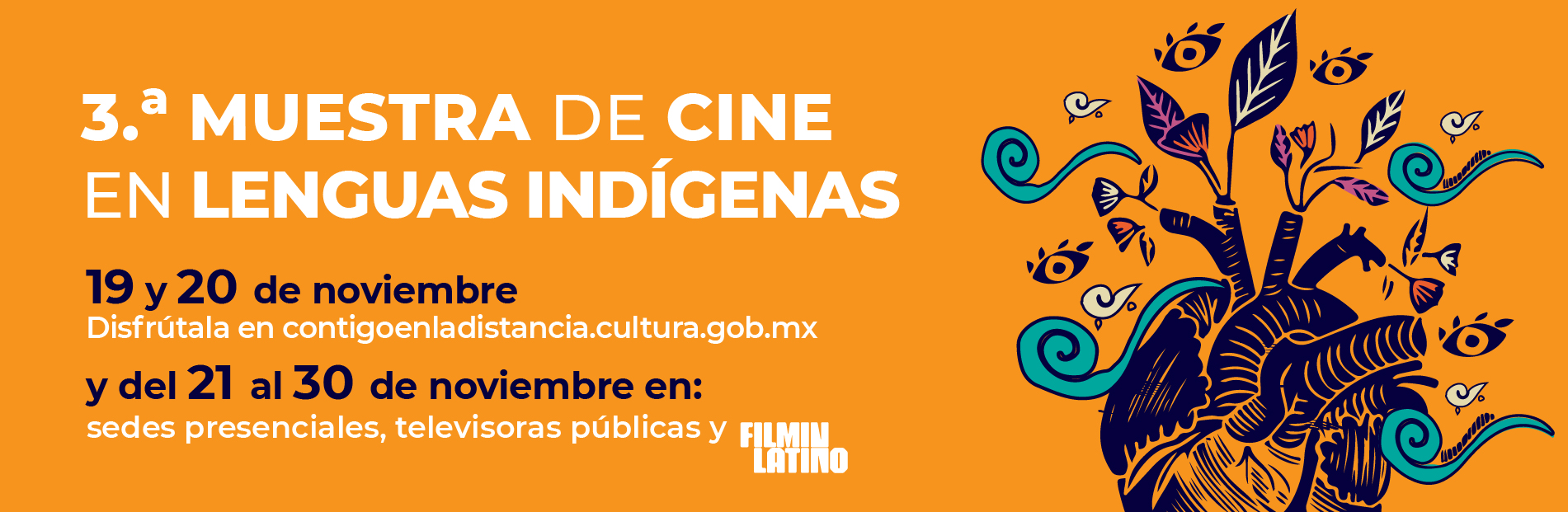 3ra Muestra de Cine en Lenguas Indígenas noviembre